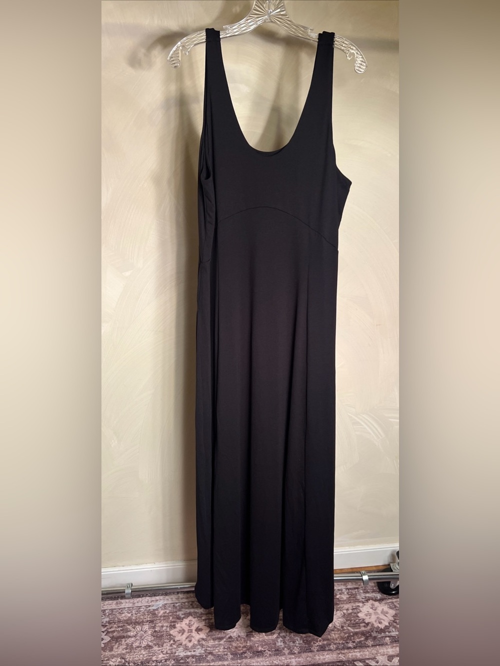 HALARA Women’s U Neck Flowy Maxi Minimalist Casual Sleeveless Tank Dress|Size:XL - Picture 16 of 16